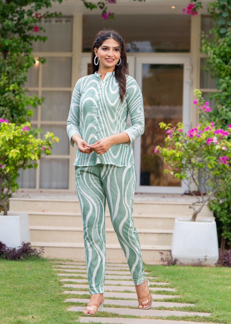 Pure Cotton Hand Printed Cord-Set