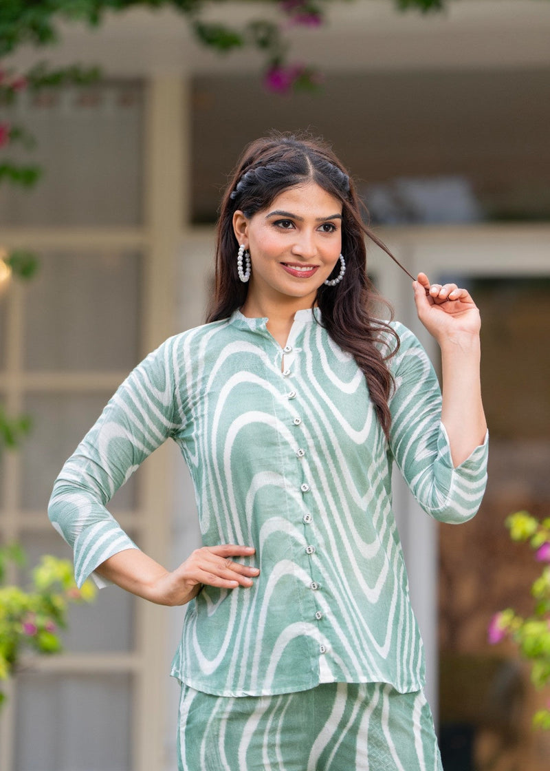 Pure Cotton Hand Printed Cord-Set