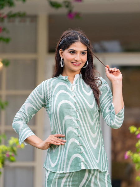 Pure Cotton Hand Printed Cord-Set