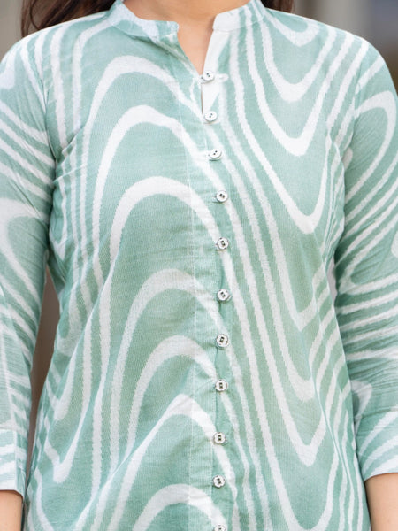 Pure Cotton Hand Printed Cord-Set