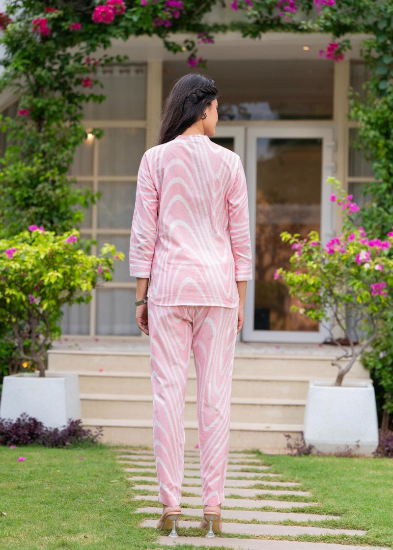 Pure Cotton Hand Printed Cord-Set