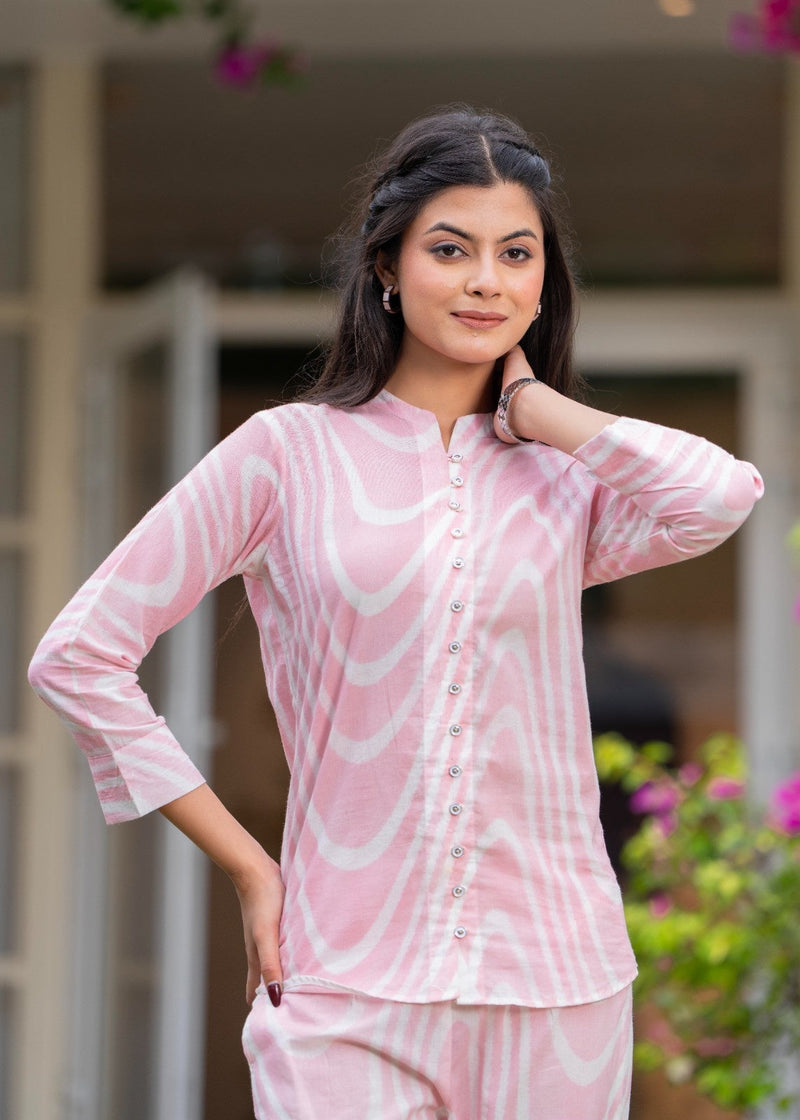 Pure Cotton Hand Printed Cord-Set