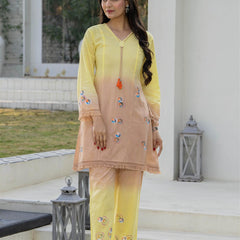 Woman Pakisthani Hand Painted Cord Set