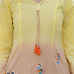 Woman Pakisthani Hand Painted Cord Set
