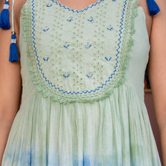 Women Casual flared tie&dye Dress