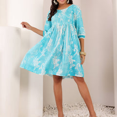 Pure Cotton Hand Painted Dress