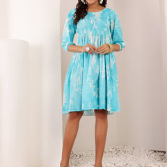 Pure Cotton Hand Painted Dress