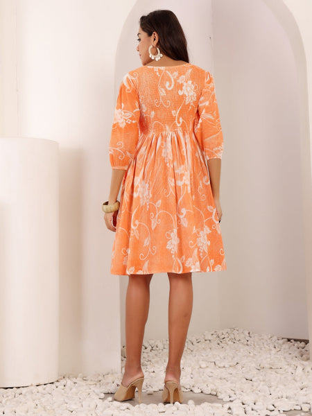 Pure Cotton Hand Painted Dress