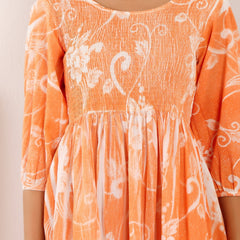 Pure Cotton Hand Painted Dress