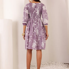 Pure Cotton Hand Painted Dress