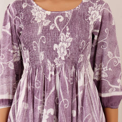 Pure Cotton Hand Painted Dress