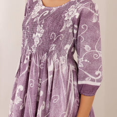 Pure Cotton Hand Painted Dress