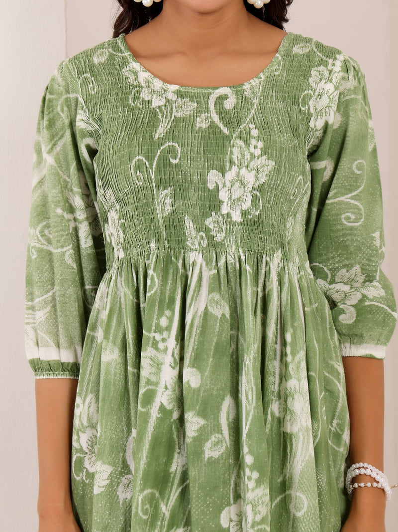 Pure Cotton Hand Painted Dress